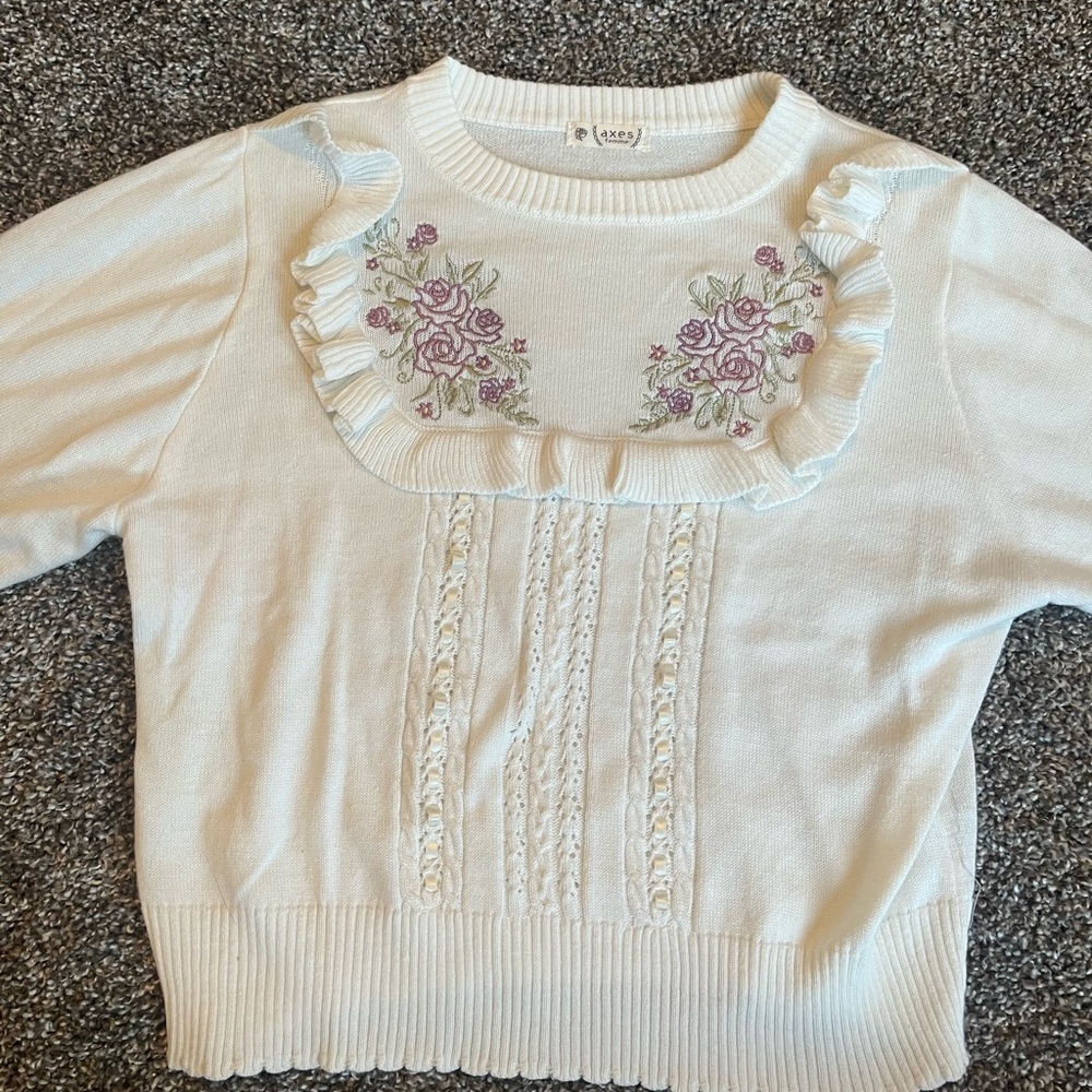 axes femme fairycore cottagecore sweater